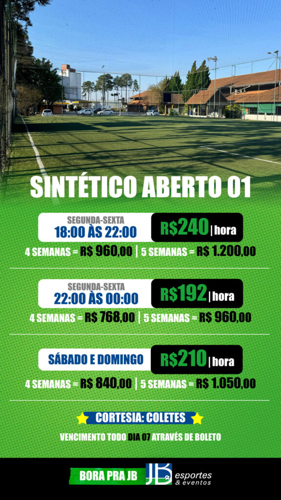 JB Preços 2026 - Sintético Aberto 01